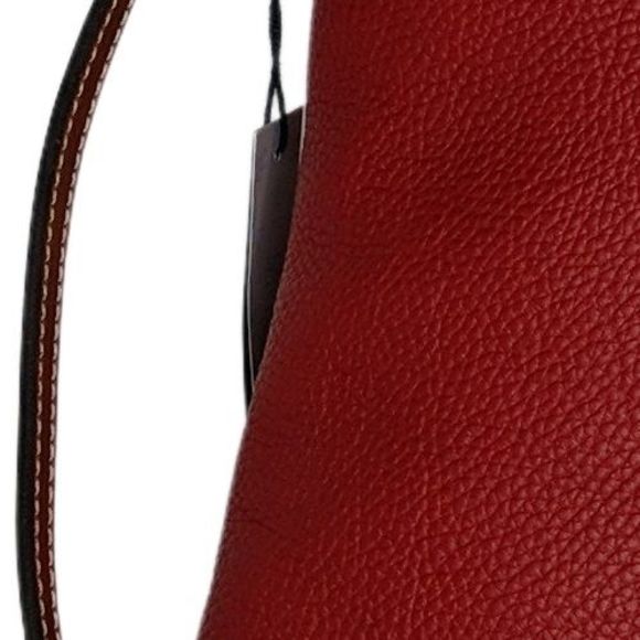 Dooney & Bourke Sz Medium Pebble Leather Crossbody Red A260501 - Picture 6 of 6